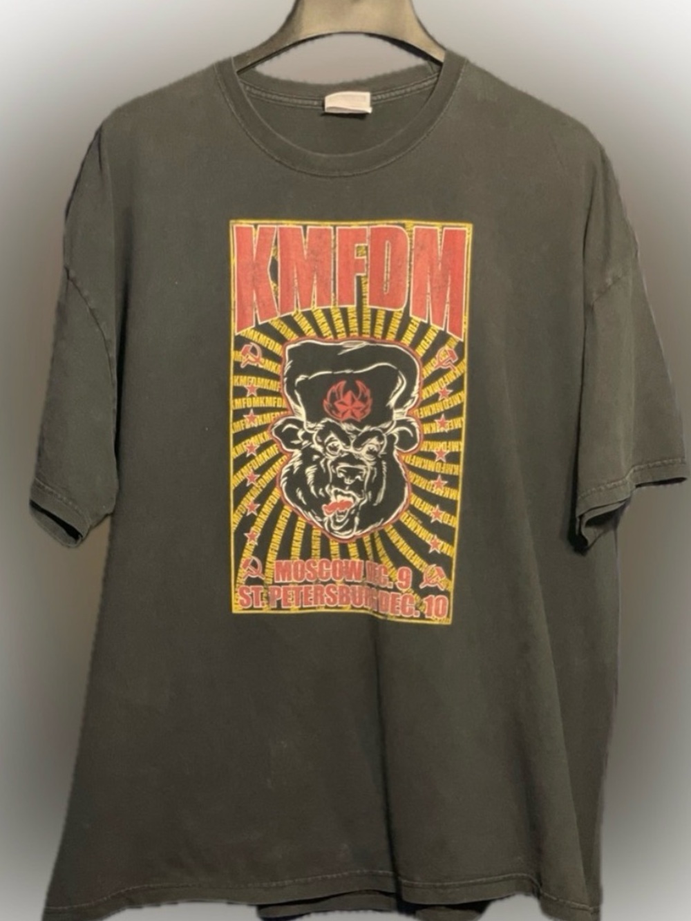 KMFDM Moscow & ST. Petersburg Black T-Shirt Size 2XL